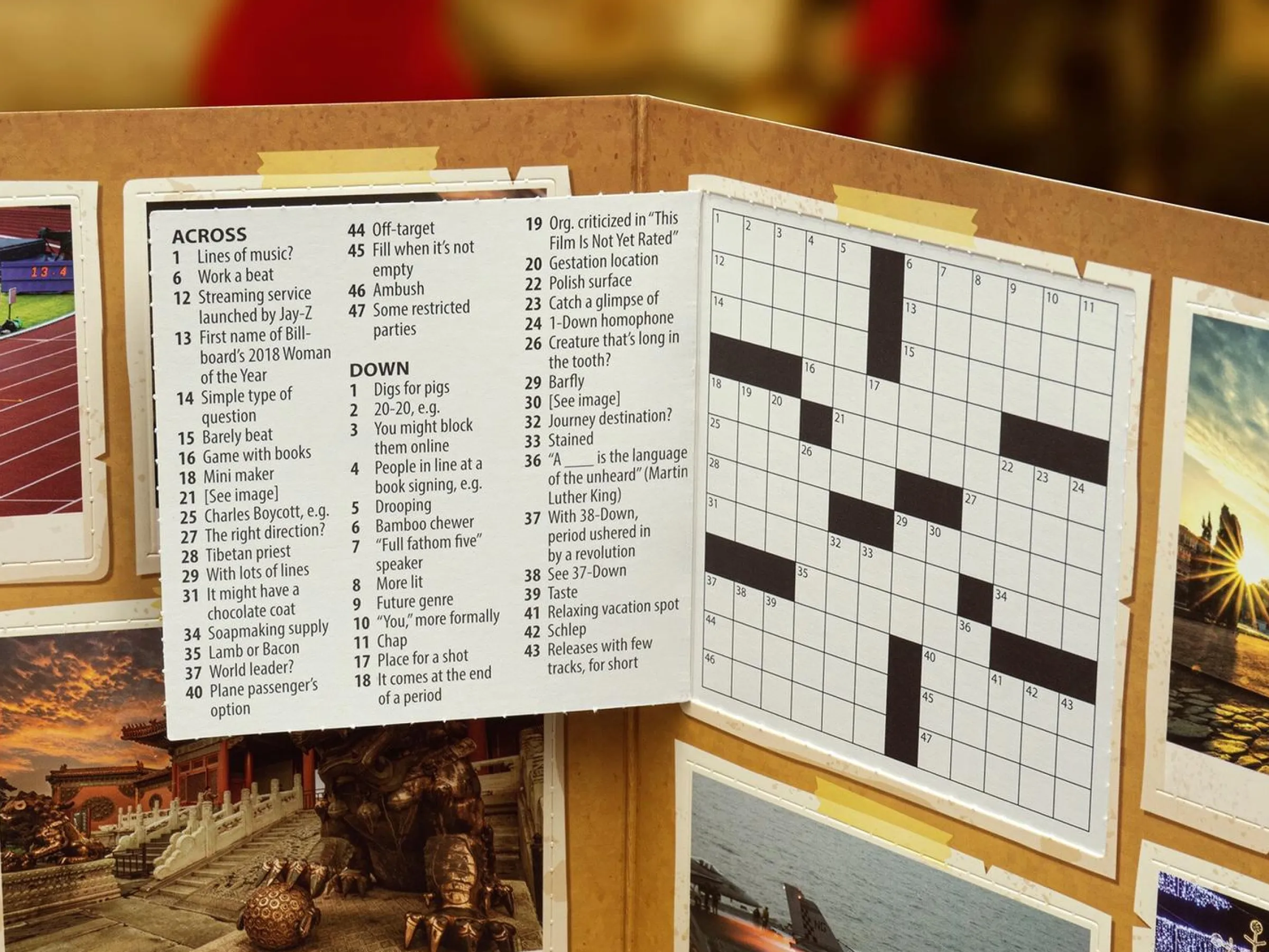 Adventskalender för Korsordsälskare (Engelska)