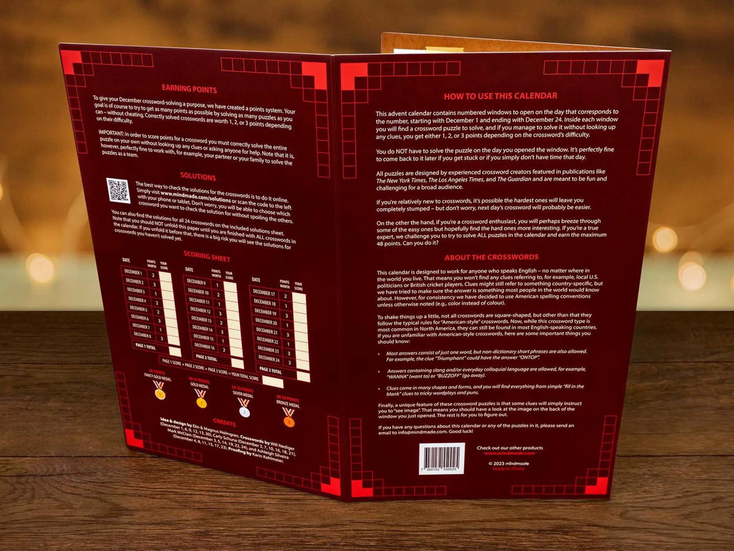 Adventskalender för Korsordsälskare - Volume 2 (Engelska)