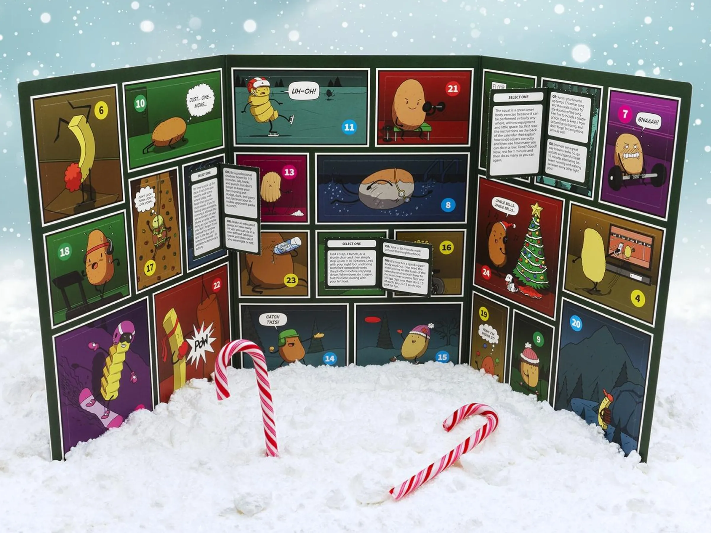 Adventskalender för Soffpotatisar