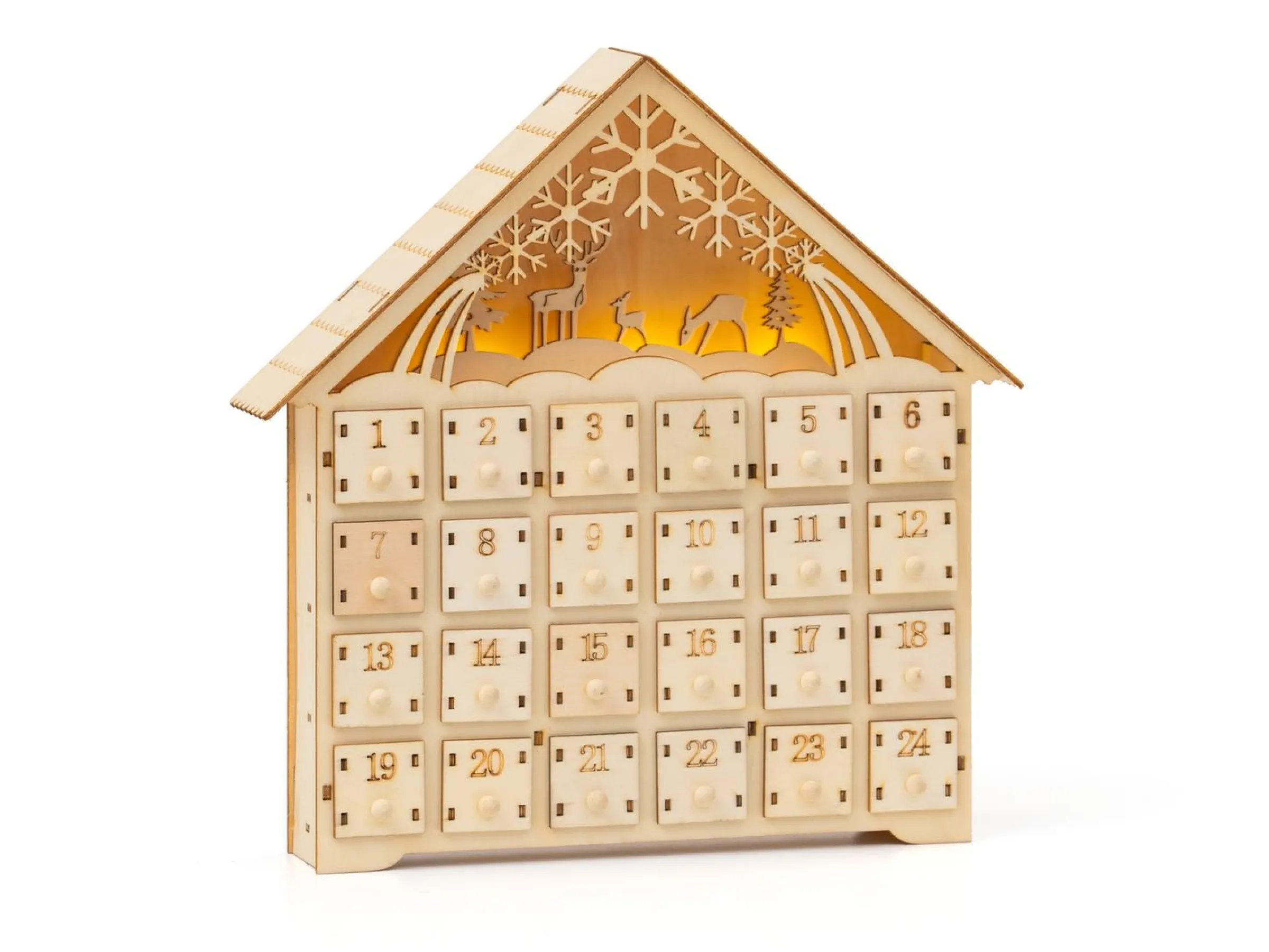 Adventskalender i Trä - Spralla