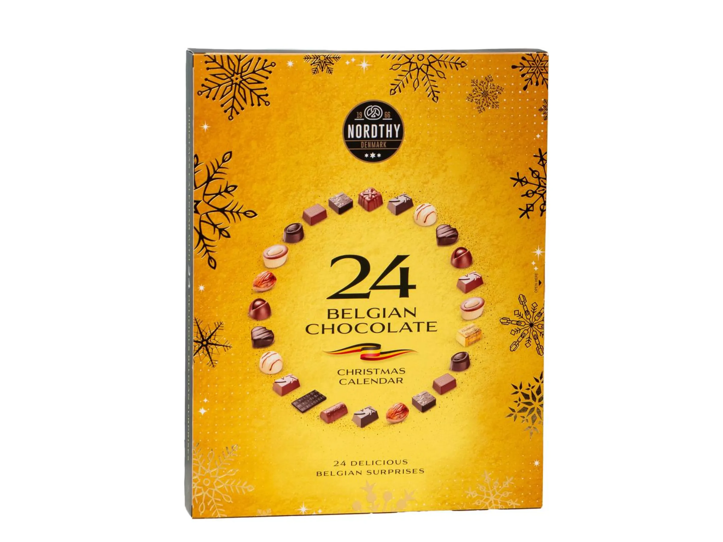 Adventskalender med Belgisk Choklad från Nordthy