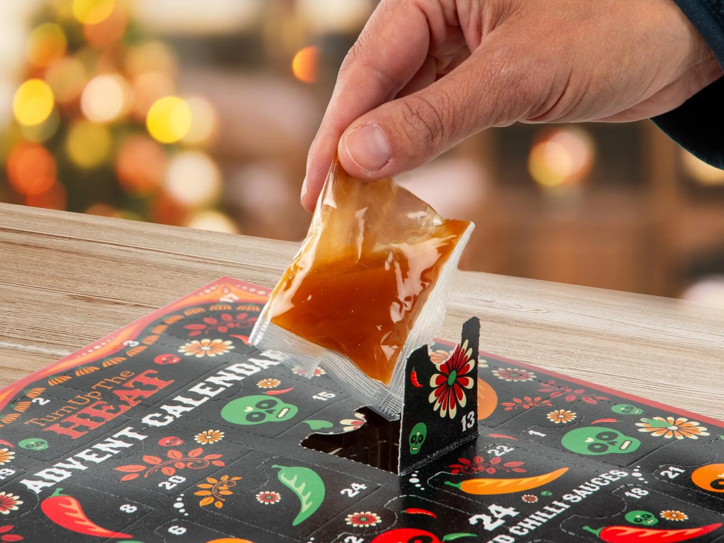 Adventskalender med Chillisåser