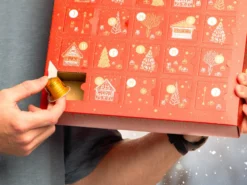 Adventskalender med Kaffekapslar