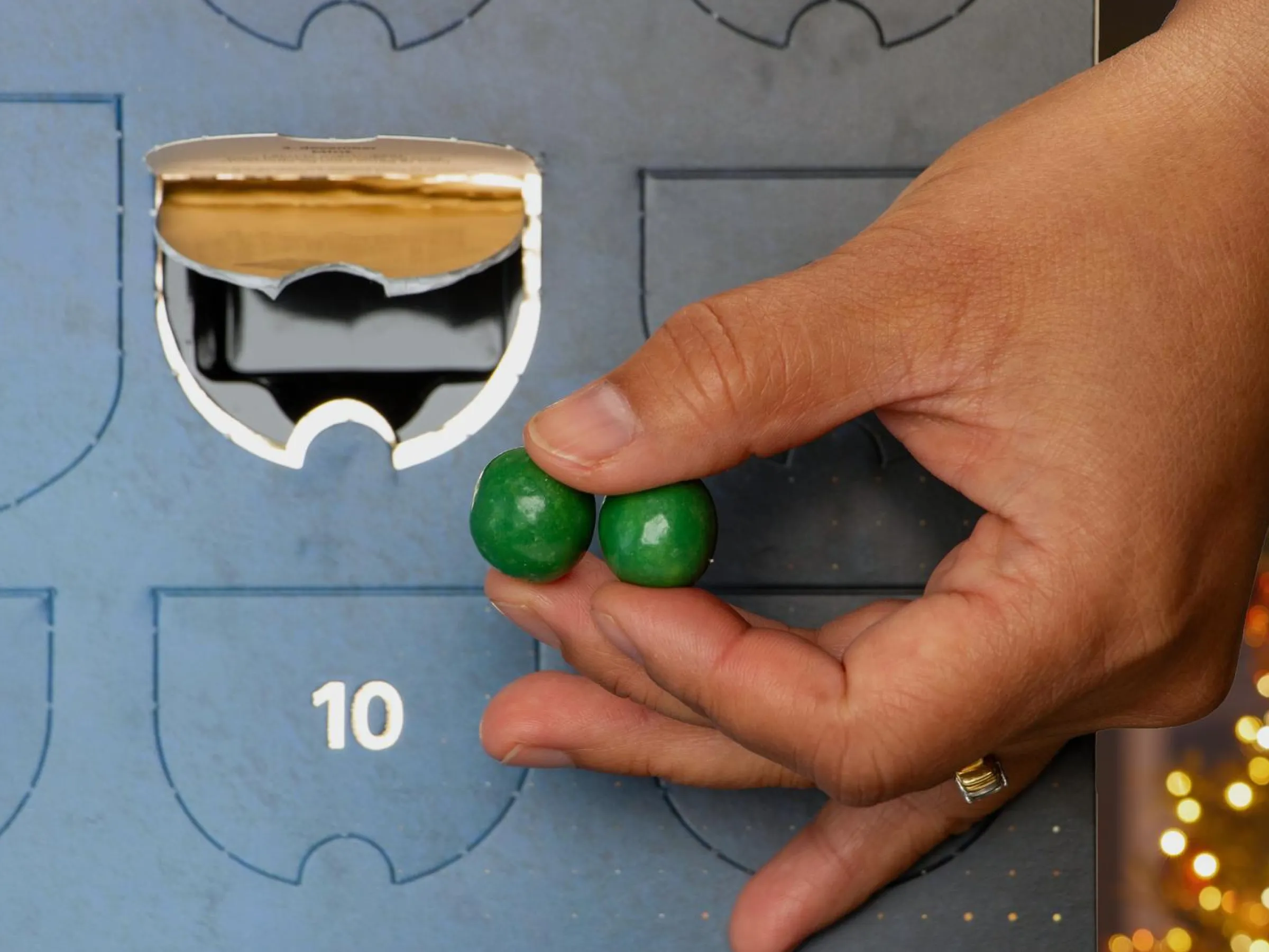 Adventskalender med Lakritskulor från Nordthy