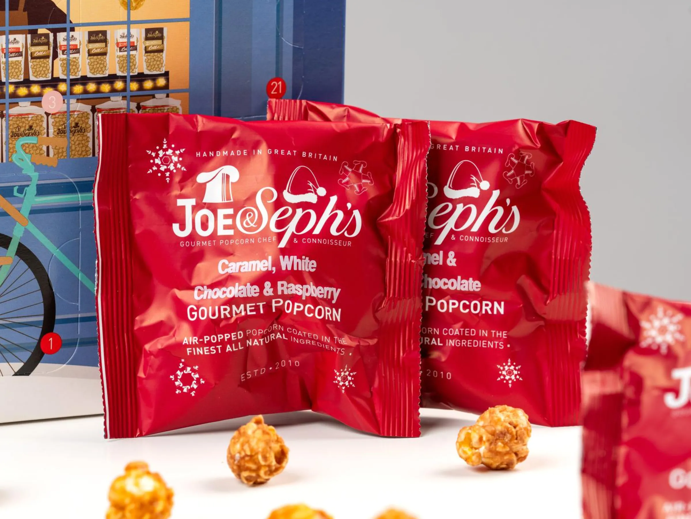 Adventskalender med Popcorn - Joe & Seph’s