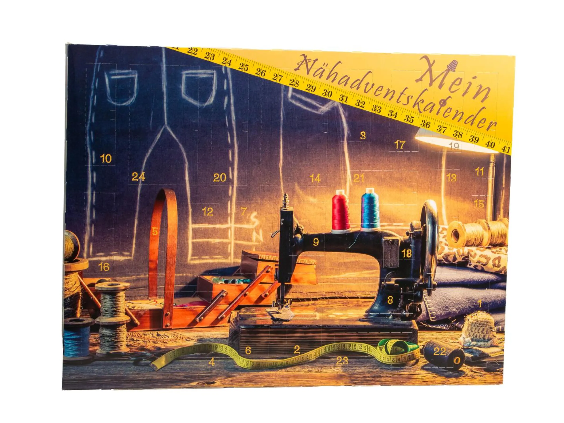 Adventskalender med Sytillbehör