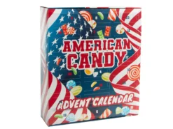 Adventskalender med USA-godis