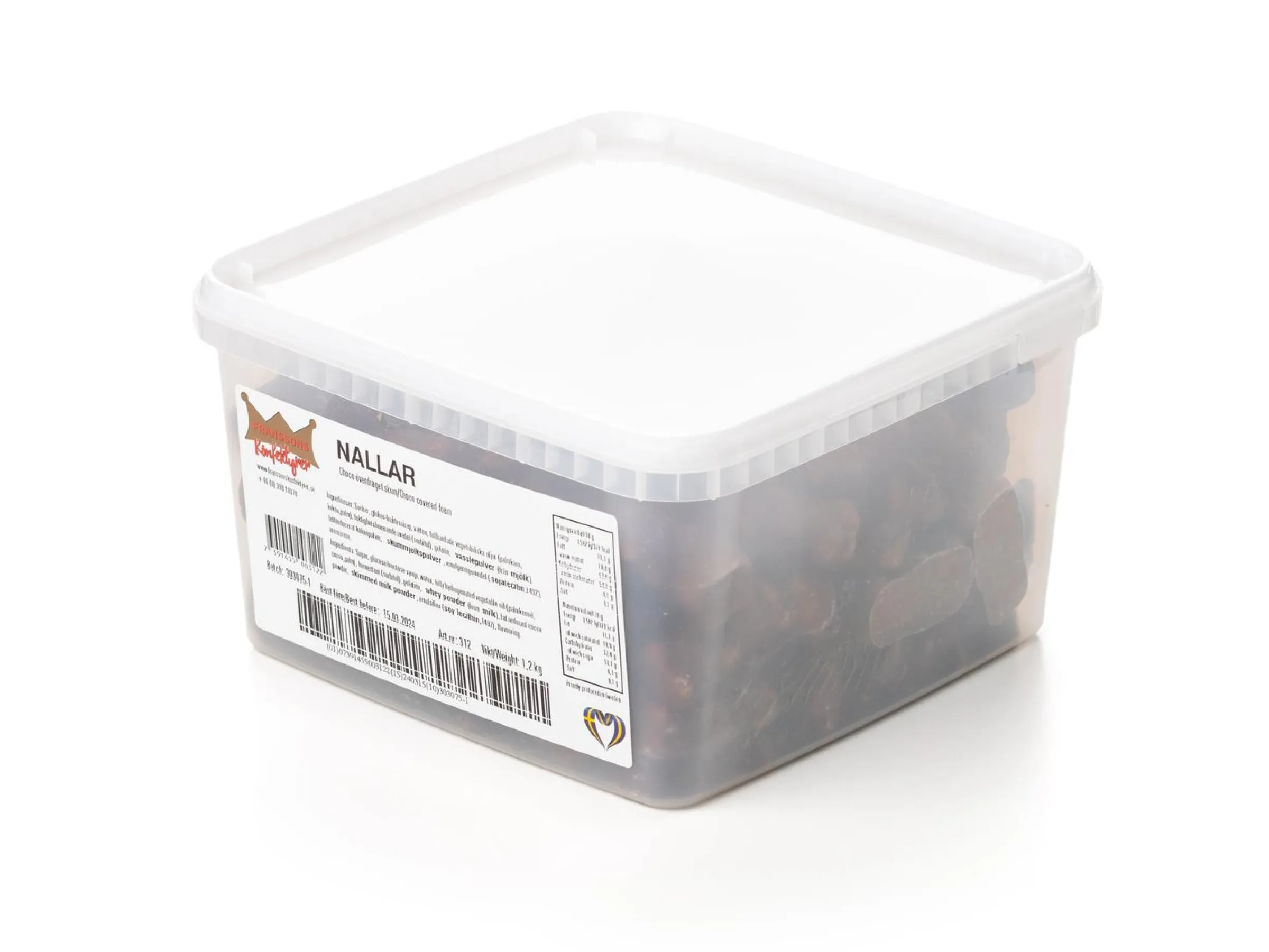 Chokladnallar Lösgodis 1,2 kg