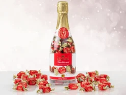 Chokladtryffel i Champagneflaska