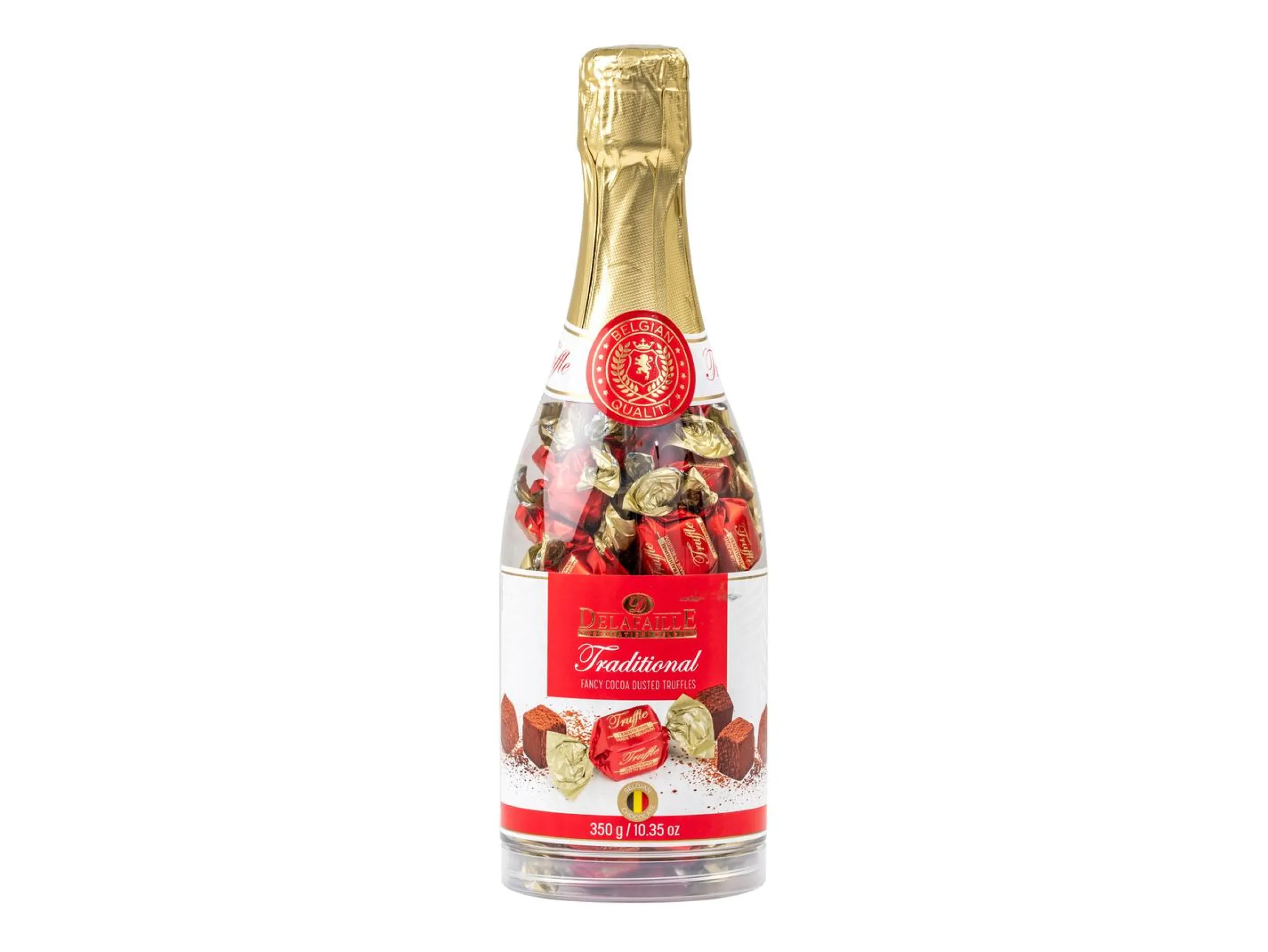 Chokladtryffel i Champagneflaska
