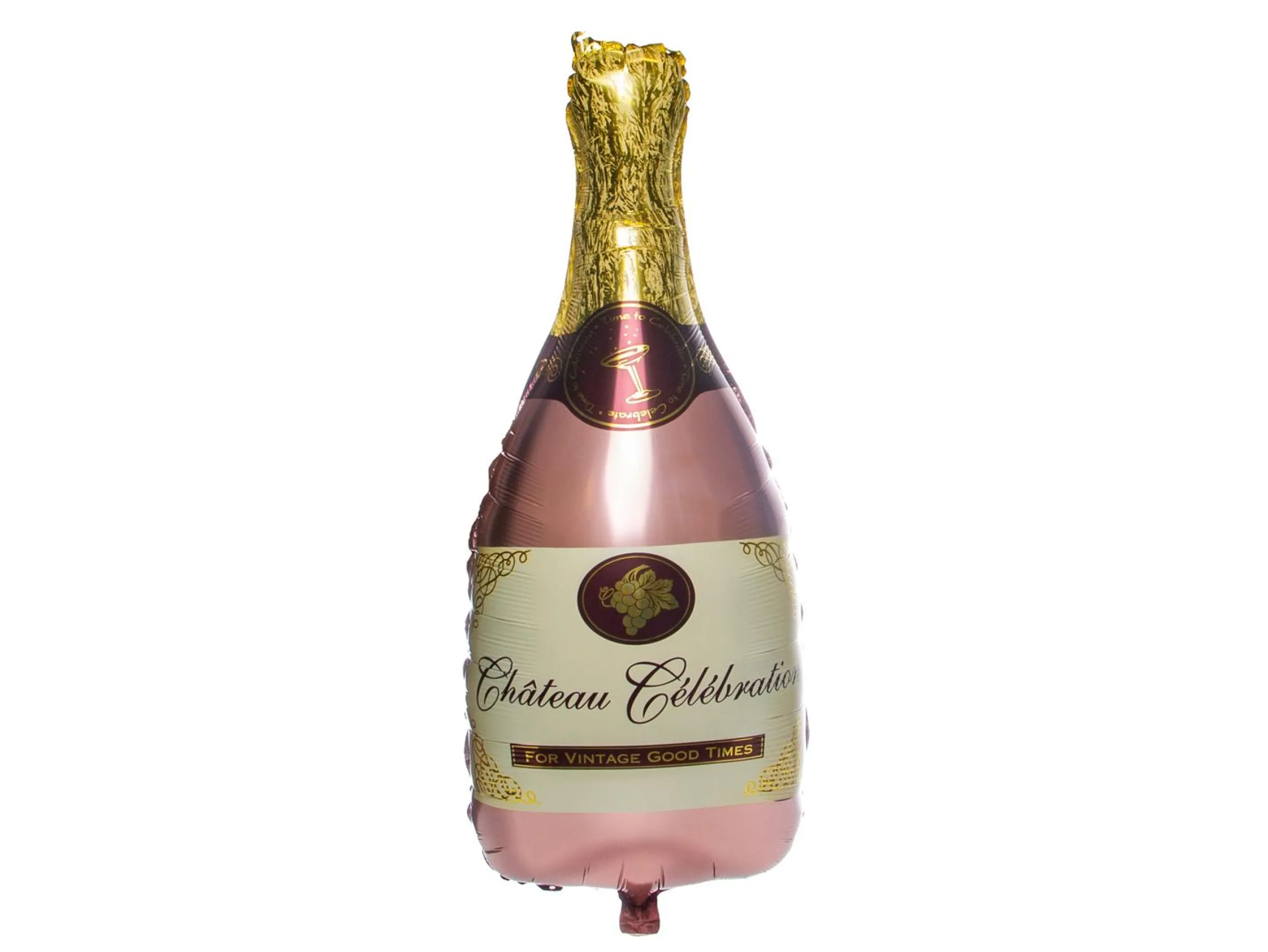 Folieballong Champagneflaska Rosé