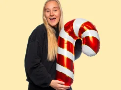 Folieballong Polkagris