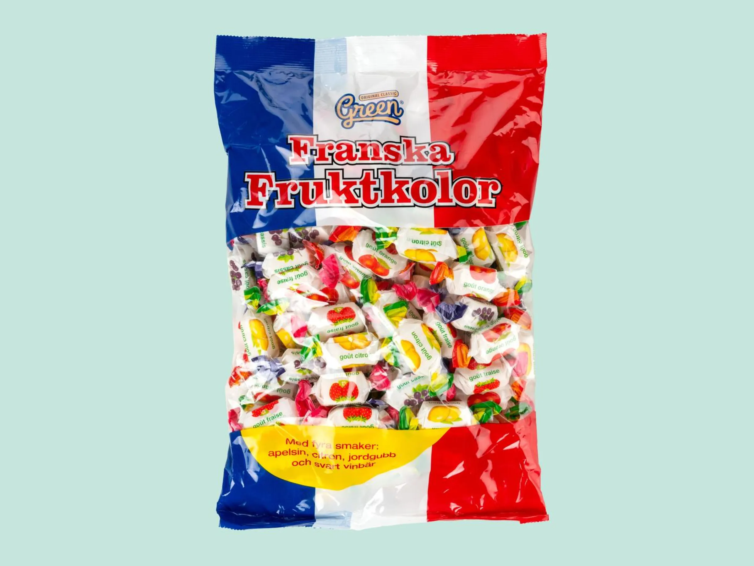 Franska Fruktkolor Lösgodis 725 gram