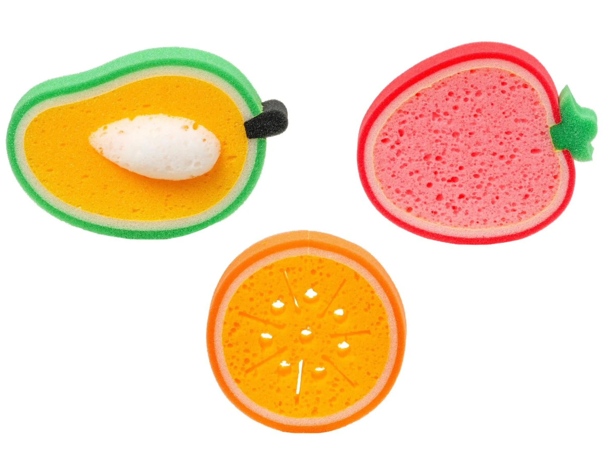 Fruktiga Tvättsvampar 3-pack