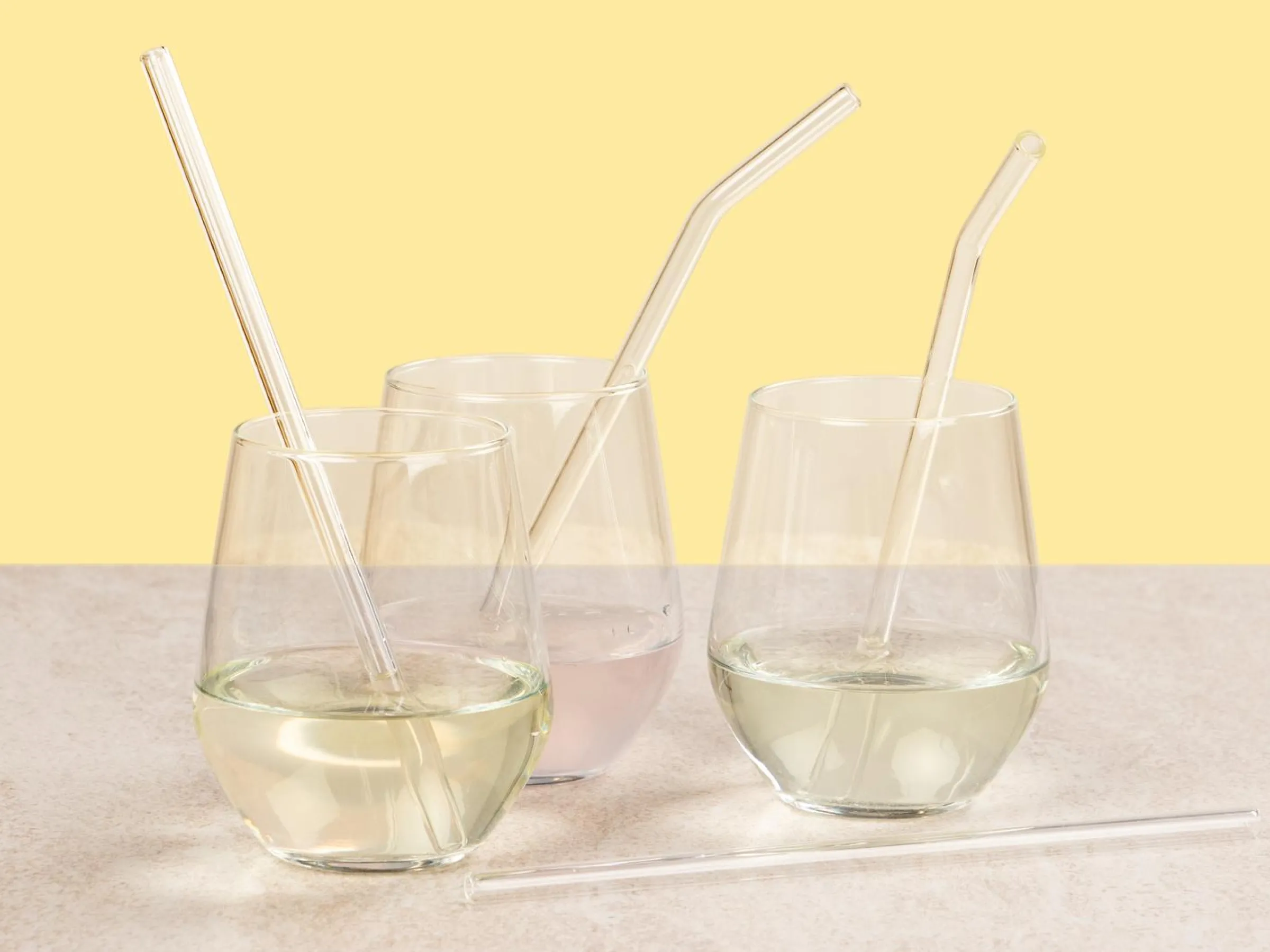 Glassugrör 4-pack