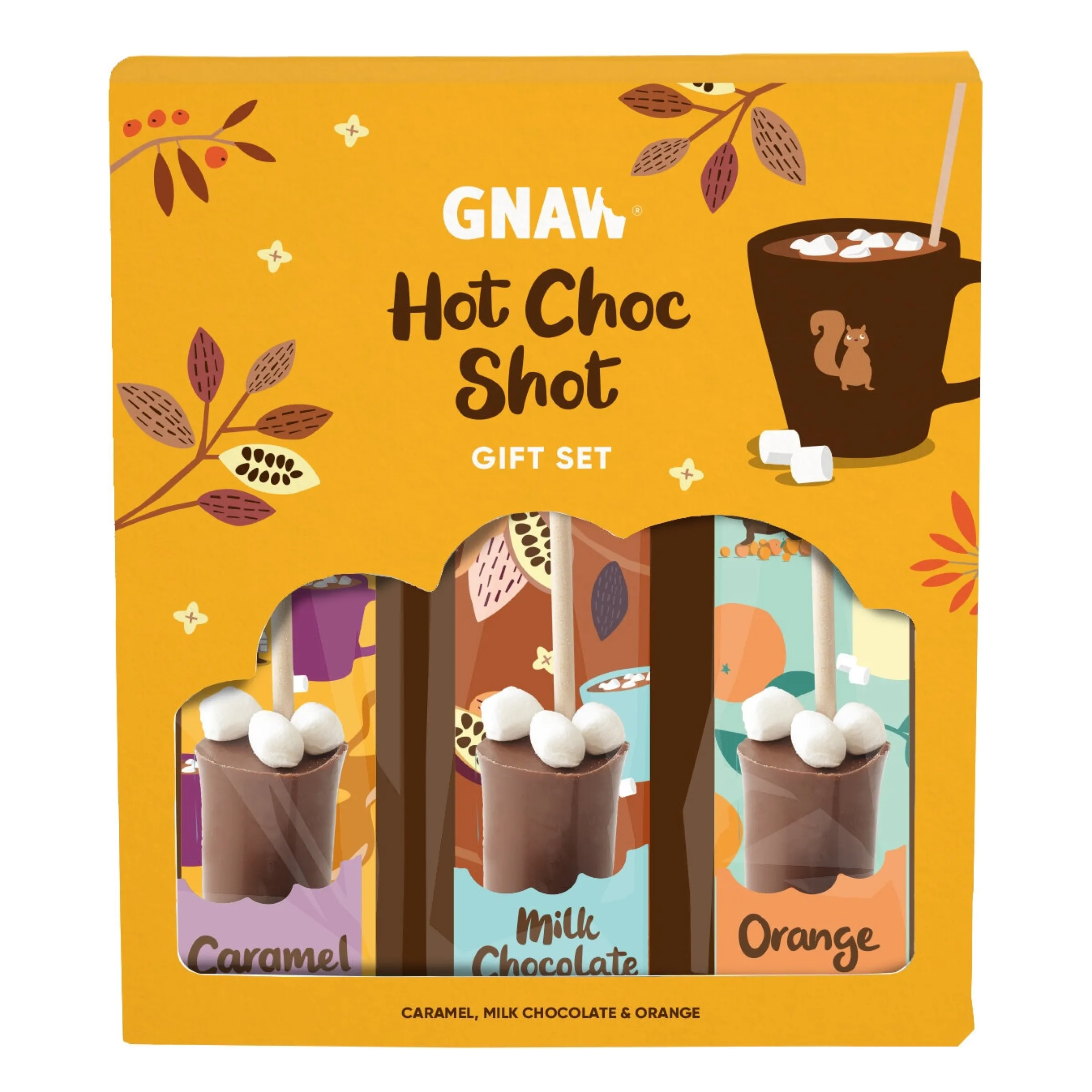 Gnaw Varm Choklad på Pinne 3-pack