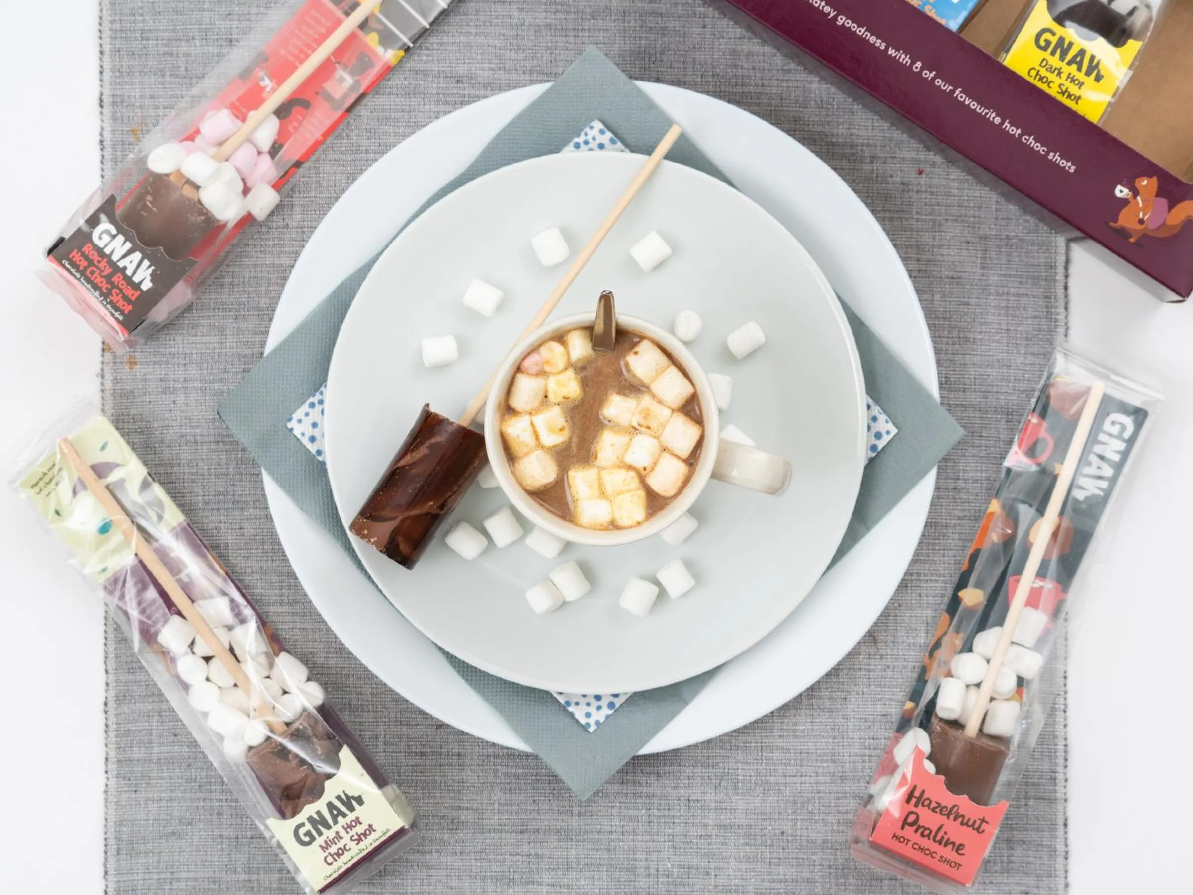 Gnaw Varm Choklad Smakäventyr 8-pack