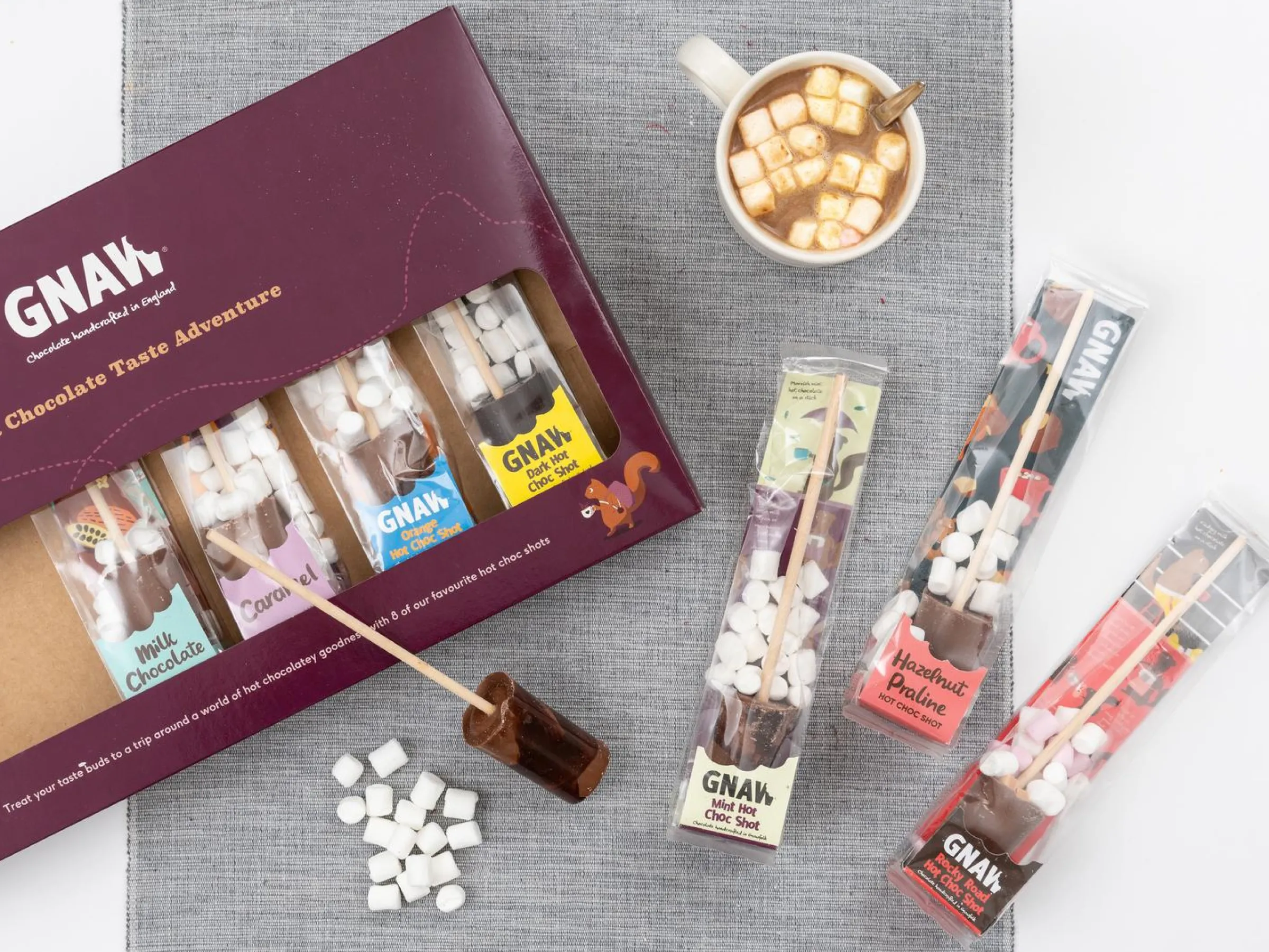 Gnaw Varm Choklad Smakäventyr 8-pack