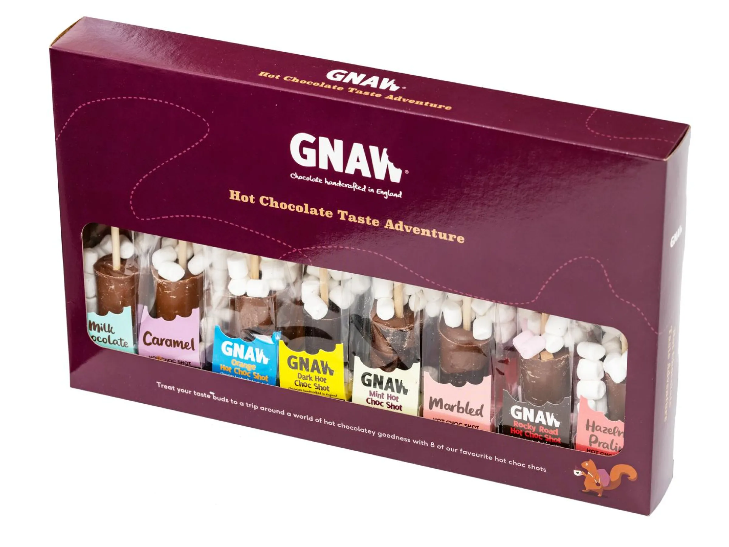 Gnaw Varm Choklad Smakäventyr 8-pack