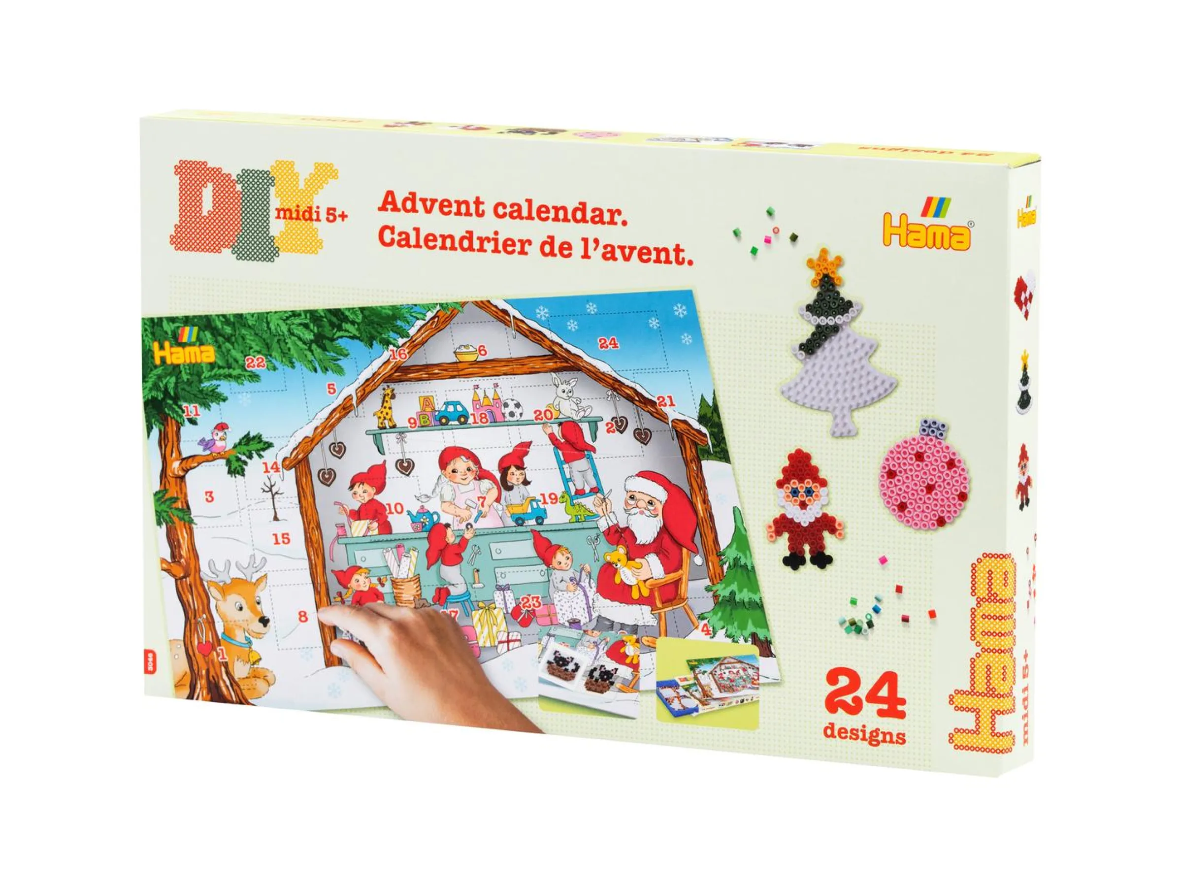 Hama Midi Adventskalender med Pärlor
