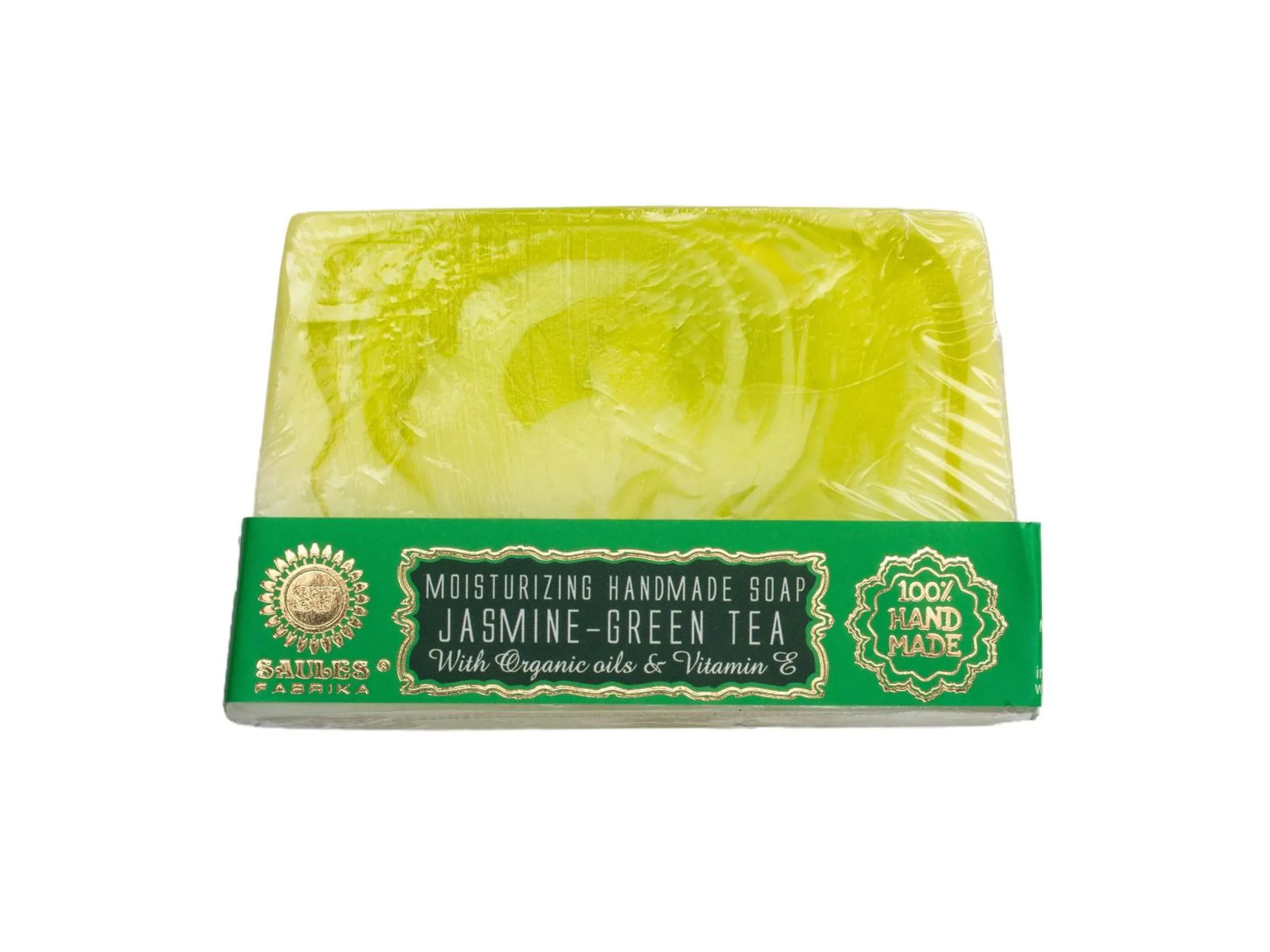 Handgjord Tvål - Green Tea with Jasmine - Saules Fabrika