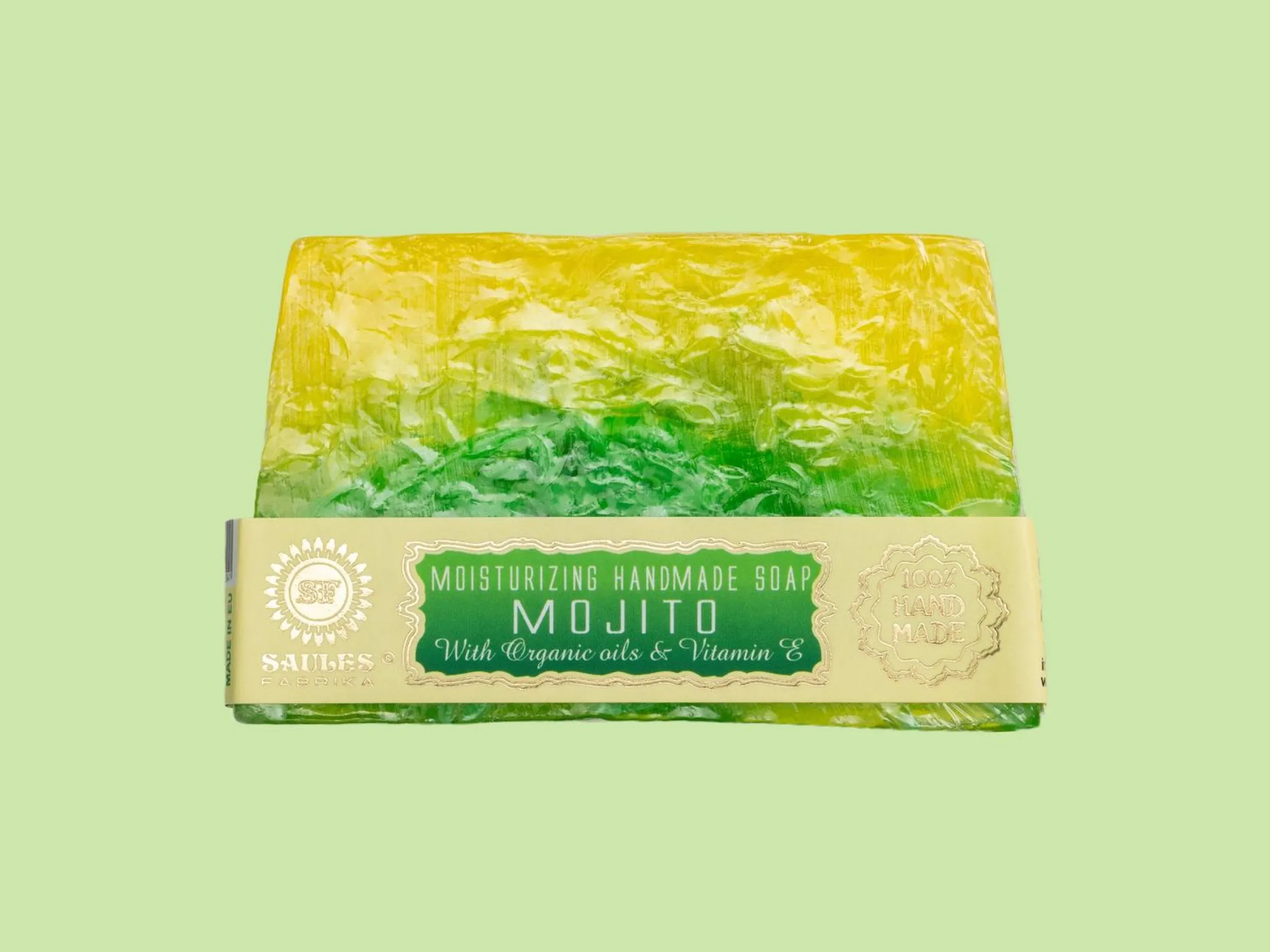 Handgjord Tvål - Mojito - Saules Fabrika