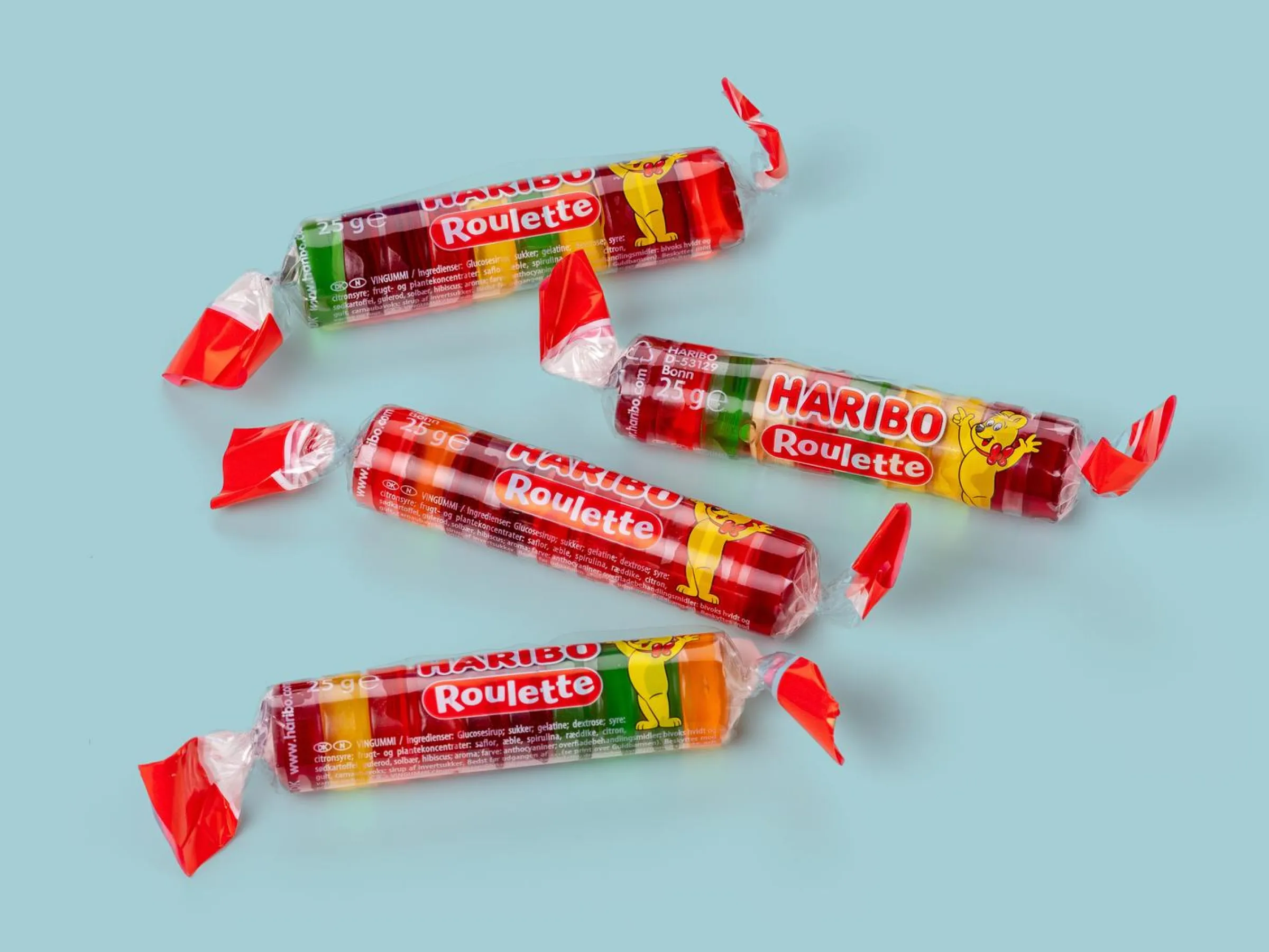 Haribo Roulette Fruit Pesetos 1,2 kg