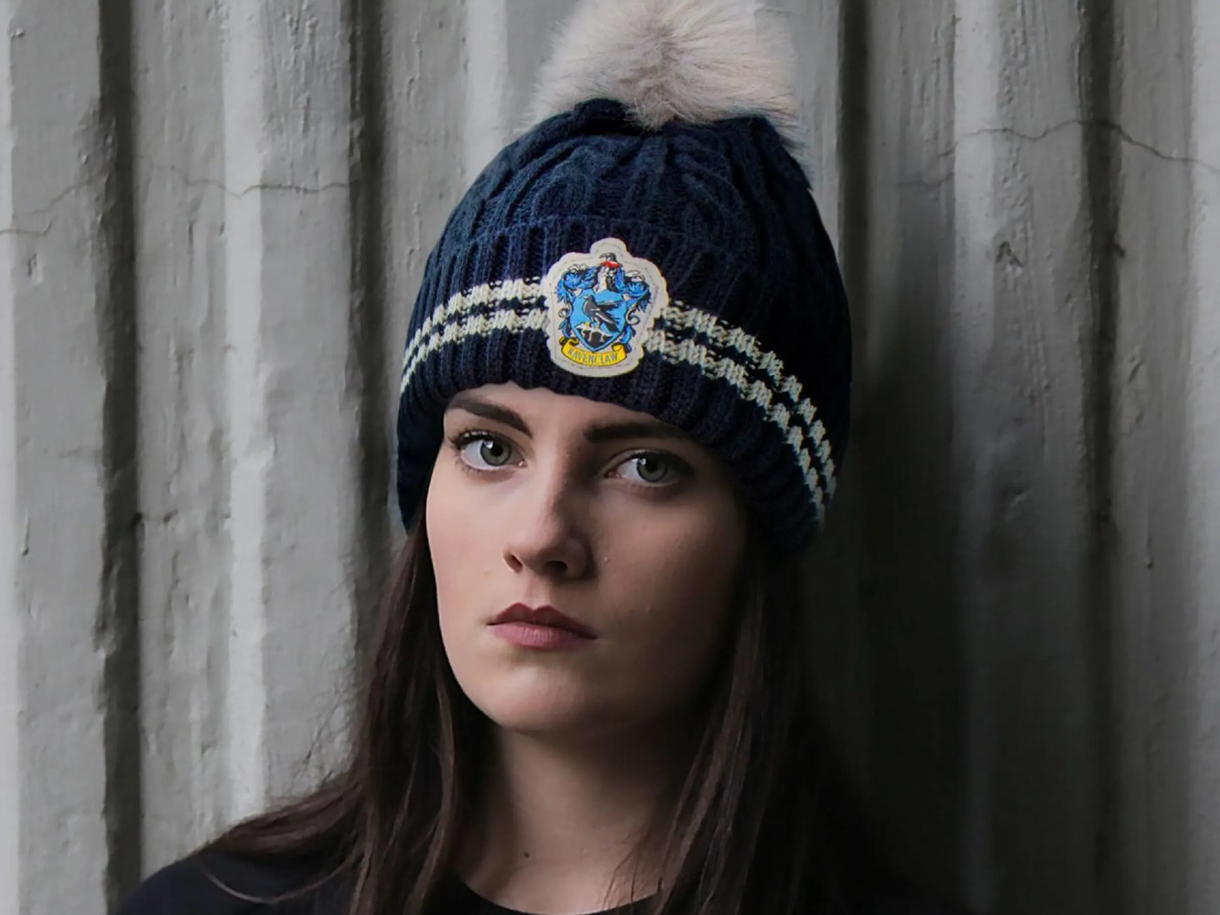 Harry Potter mössa med pompom - Ravenclaw