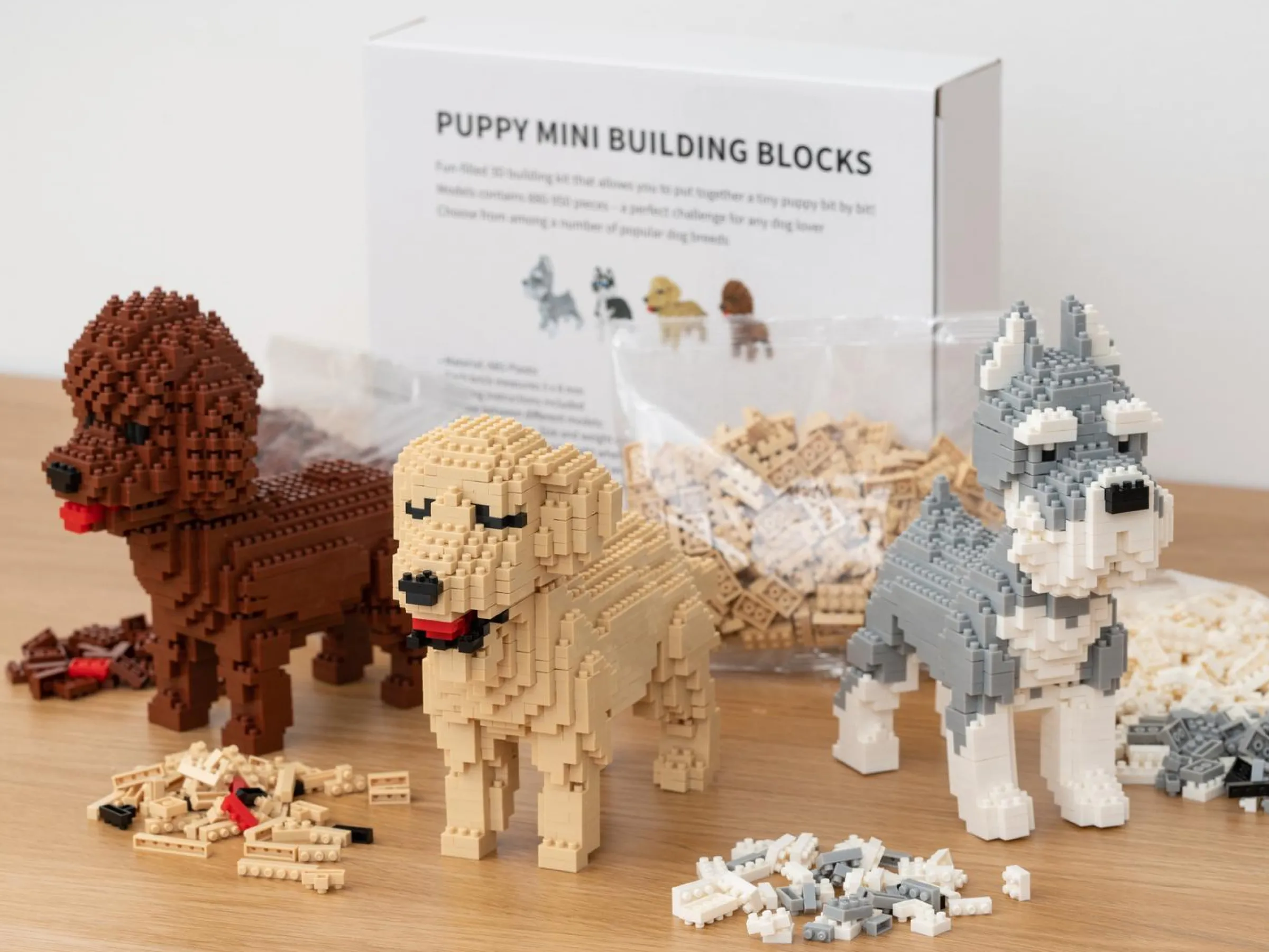 Hundvalp Mini 3D-byggsats