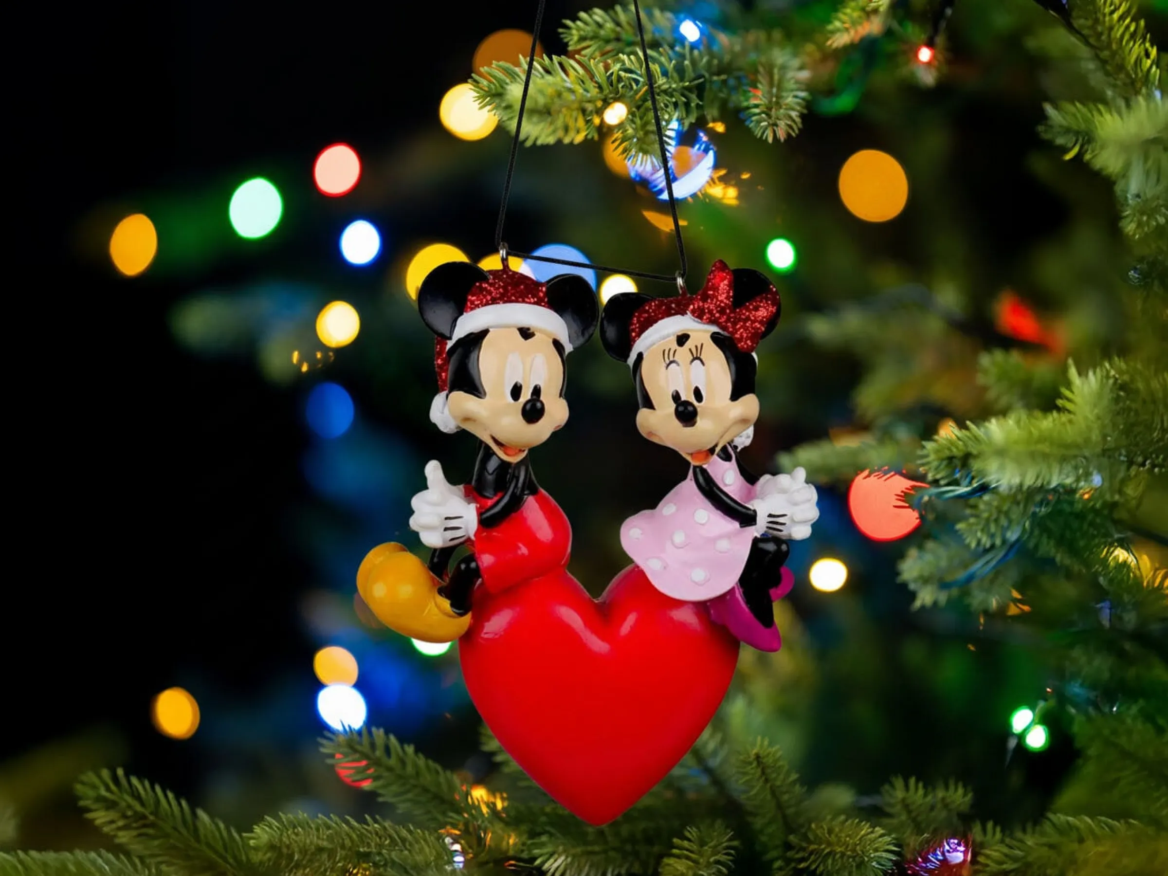 Julgranspynt Musse & Mimmi Pigg