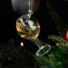Julgranspynt Vinglas Vitt Vin