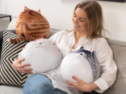 Knubbig Katt-kudde