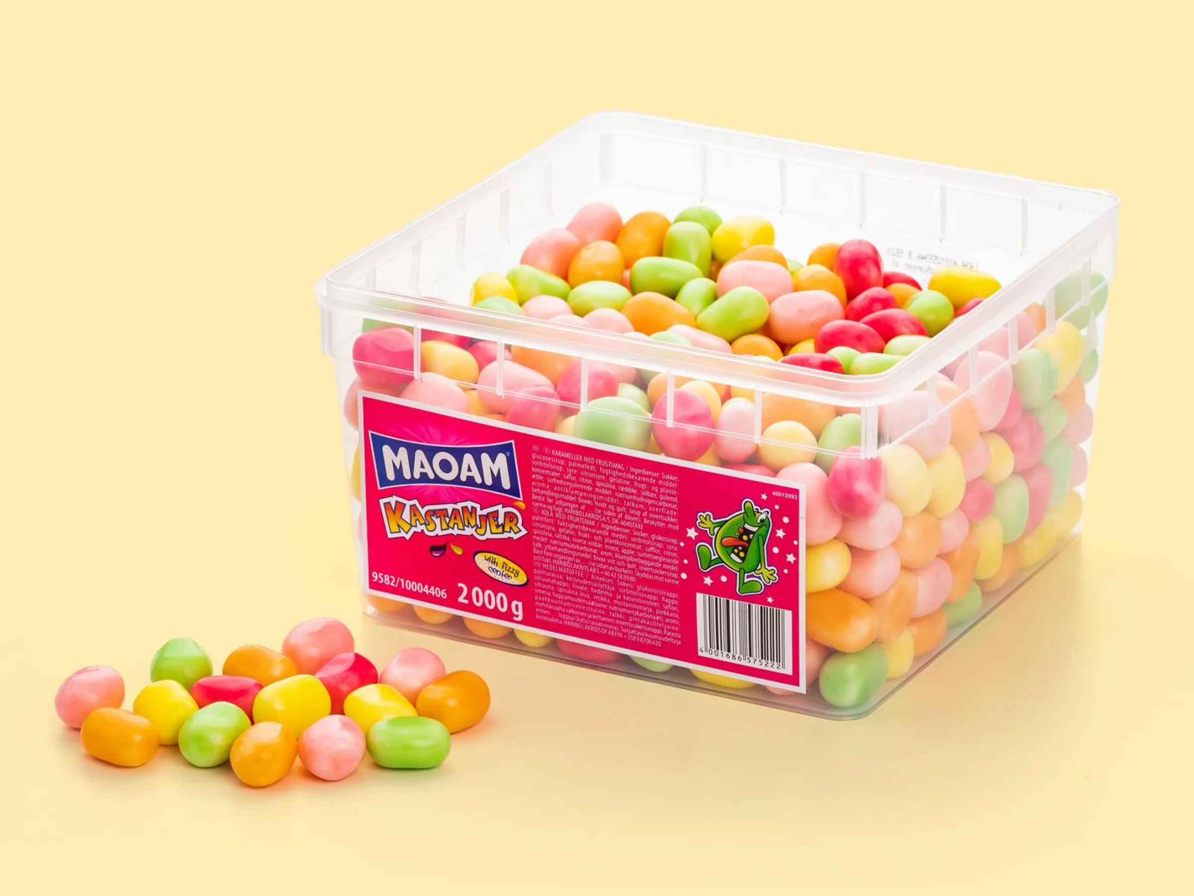 Maoam Kastanjer Fruktsmak Lösgodis 2 kg