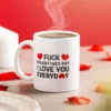 Mugg med Tryck - F*ck Valentines Day
