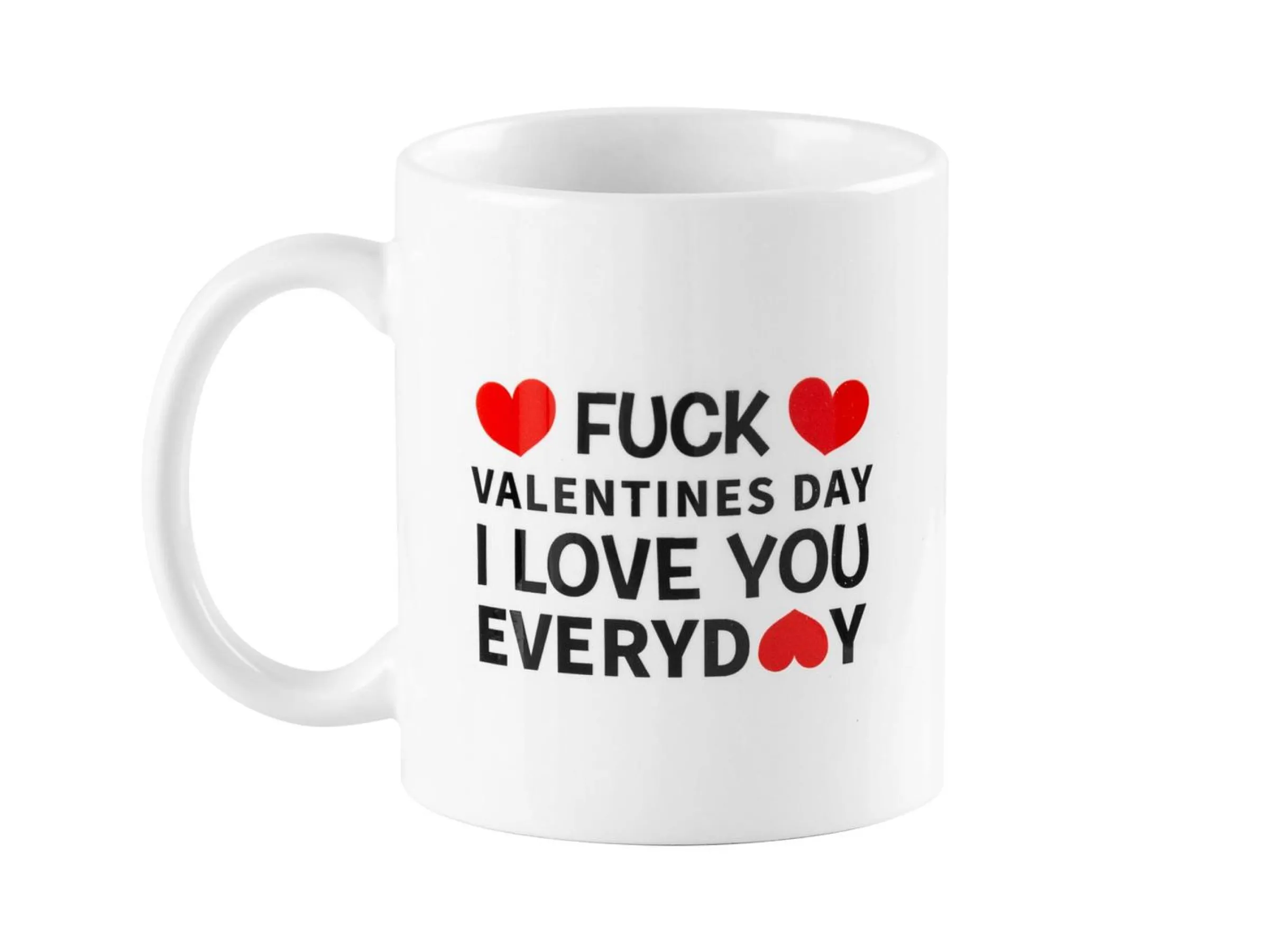 Mugg med Tryck - F*ck Valentines Day
