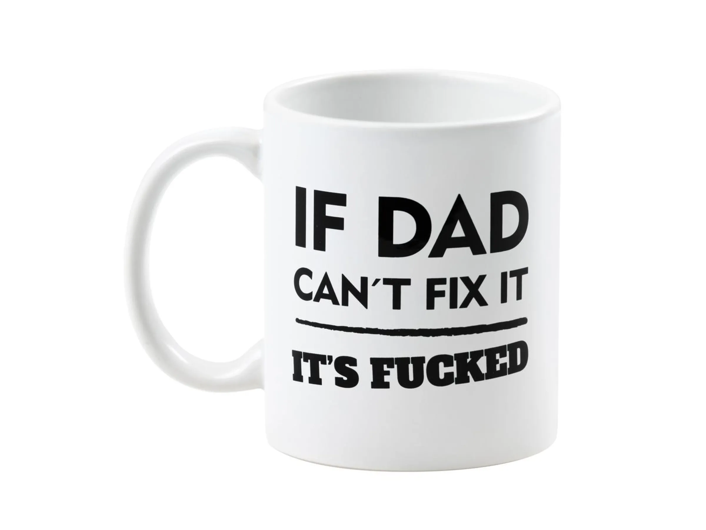 Mugg med Tryck - If Dad Can't Fix It