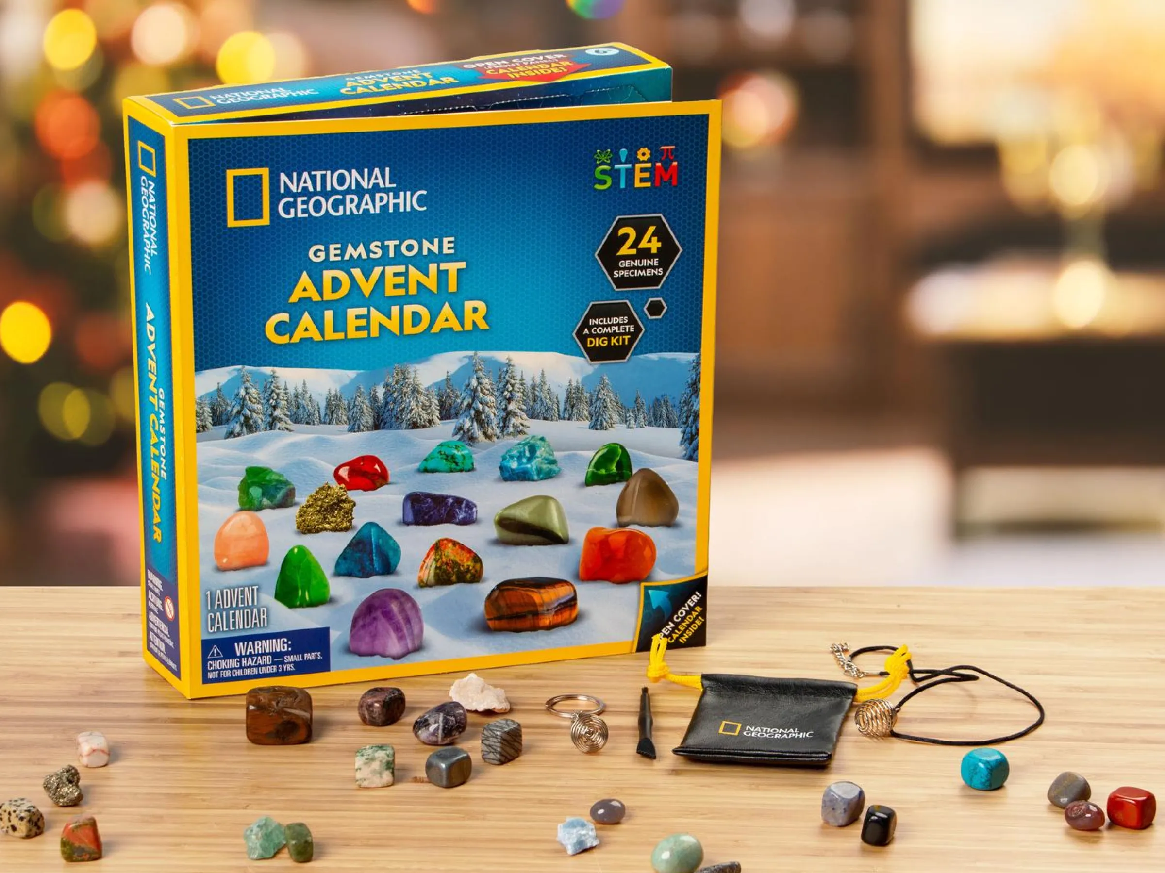 National Geographic Adventskalender med Ädelstenar