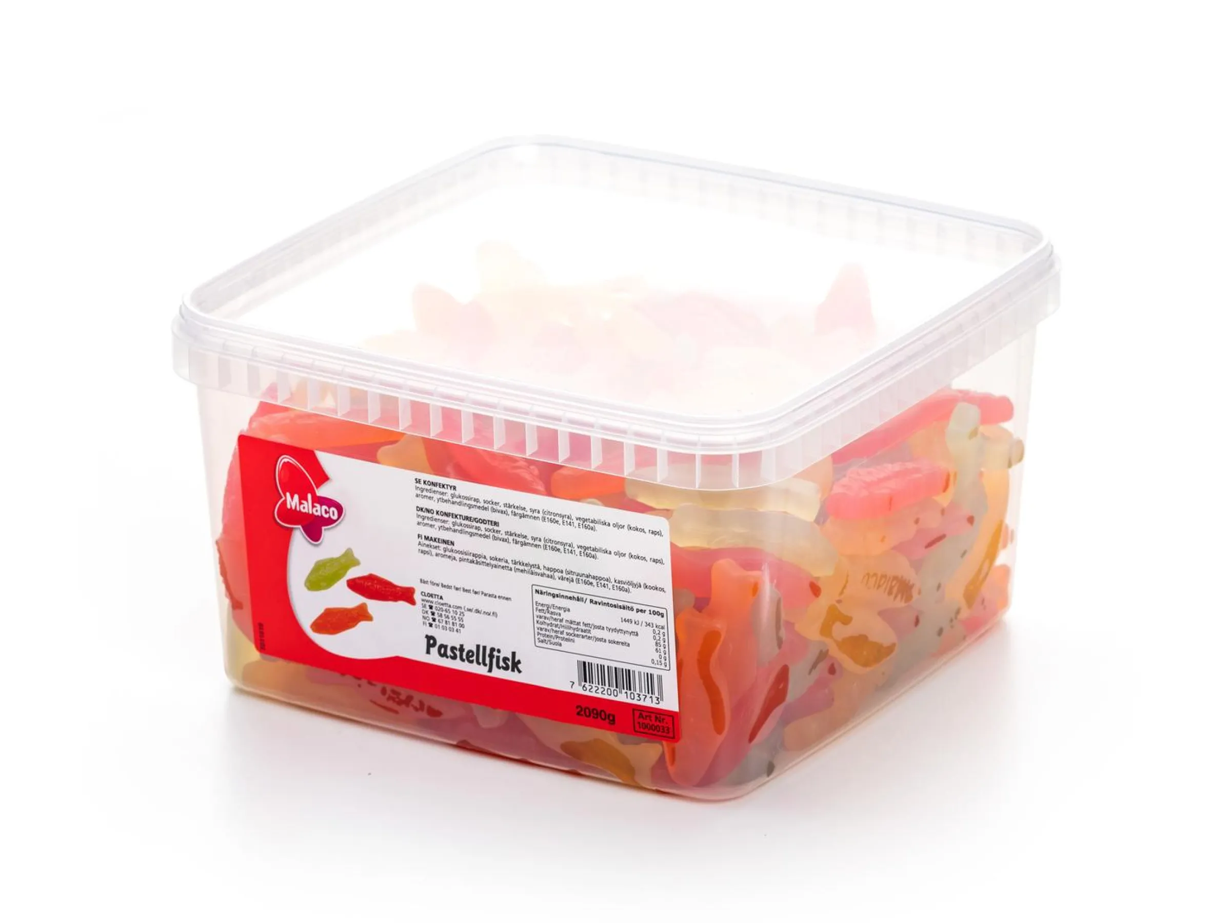Pastellfiskar Lösgodis 2 kg