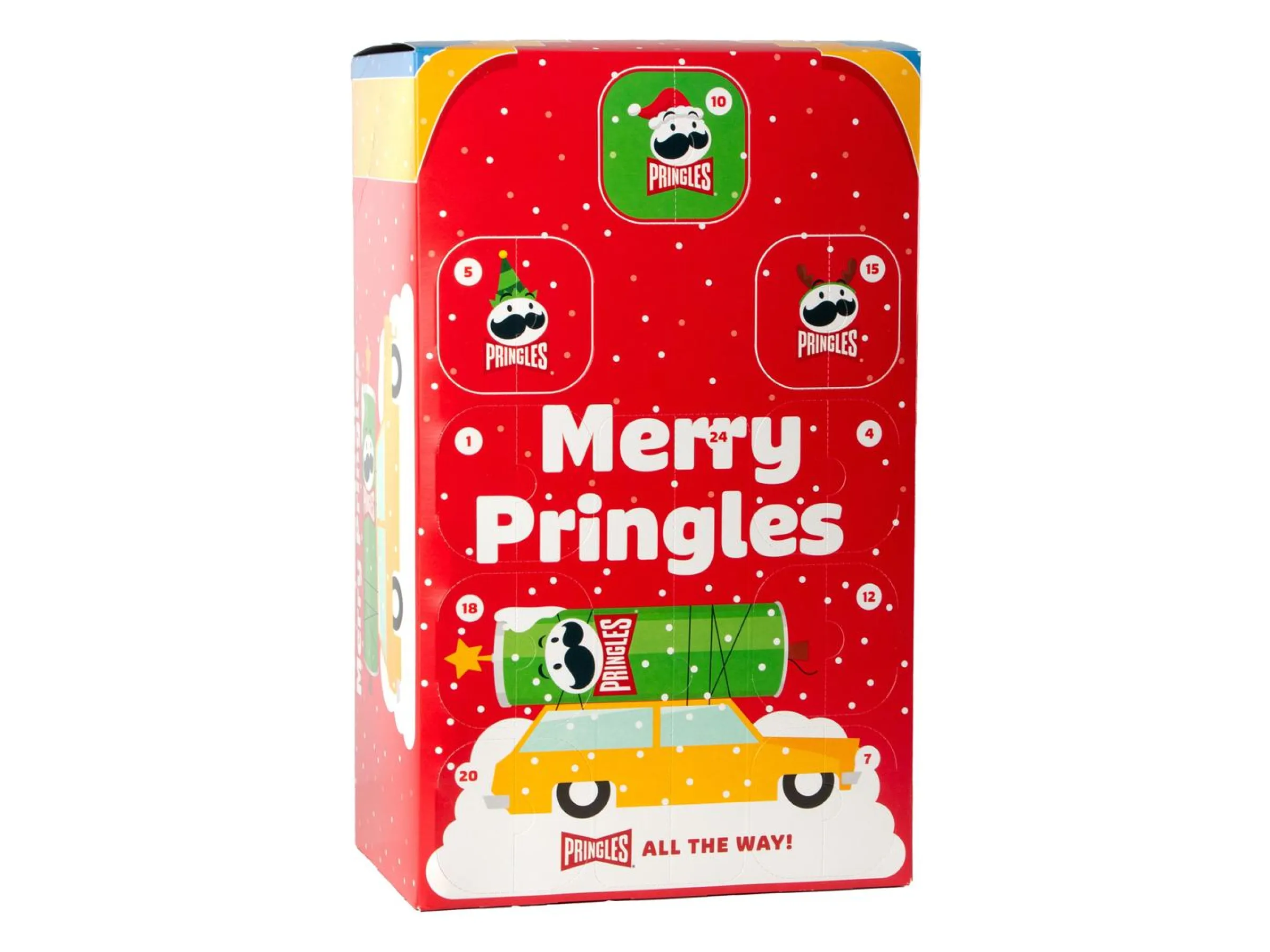 Pringles Adventskalender med 4 Smaker