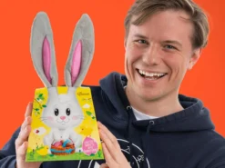 Påskägg i Presentask med Kaninöron
