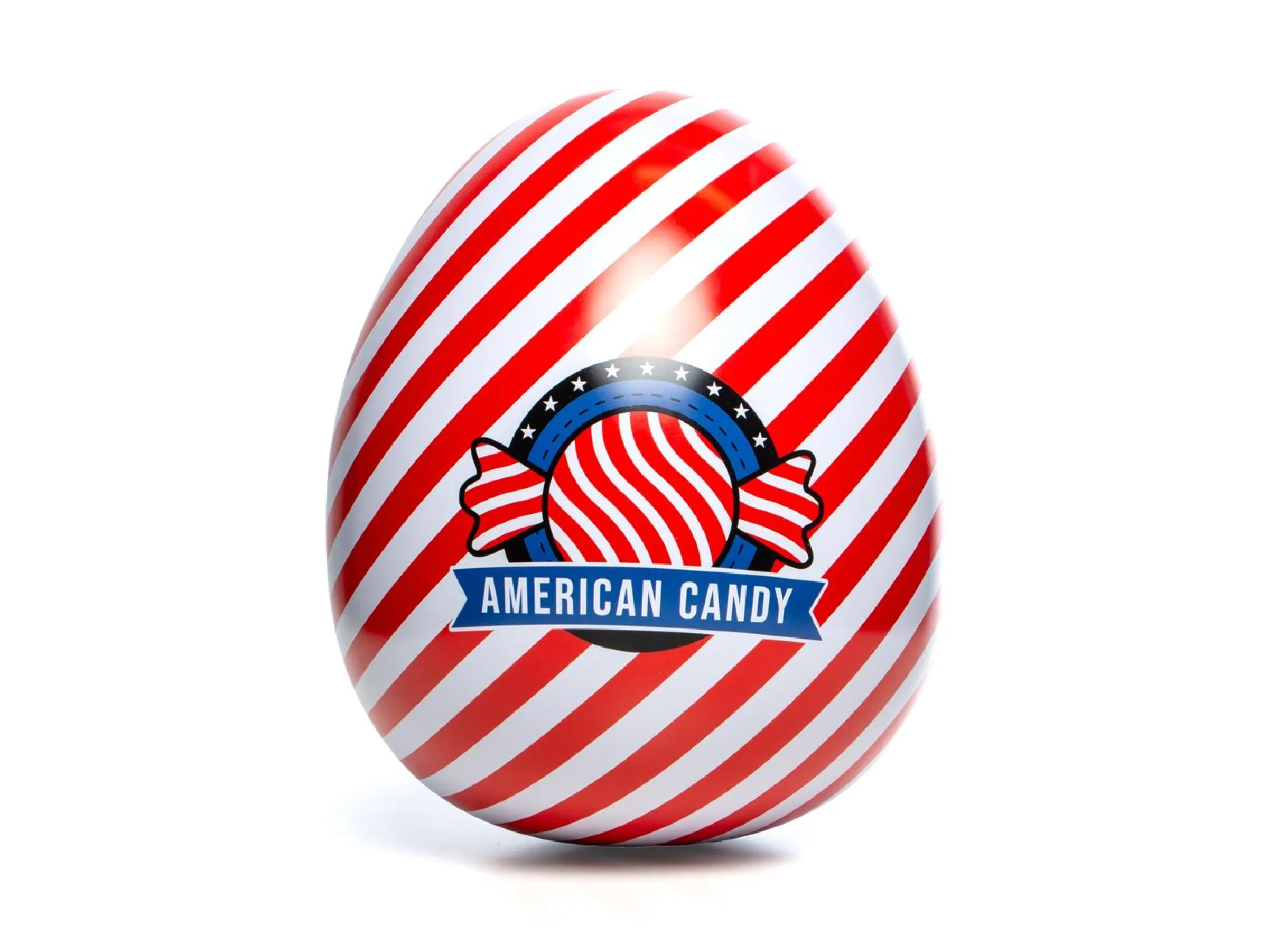 Påskägg med USA-godis