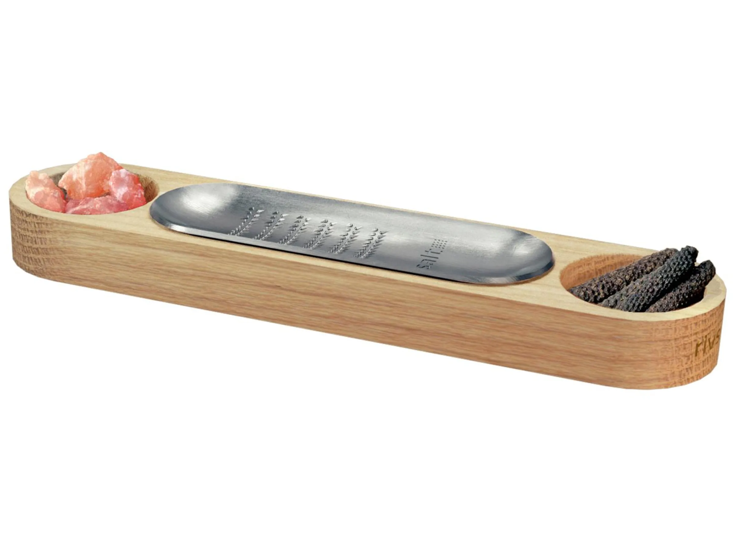 Rivsalt - Salt & Peppar med Rivjärn