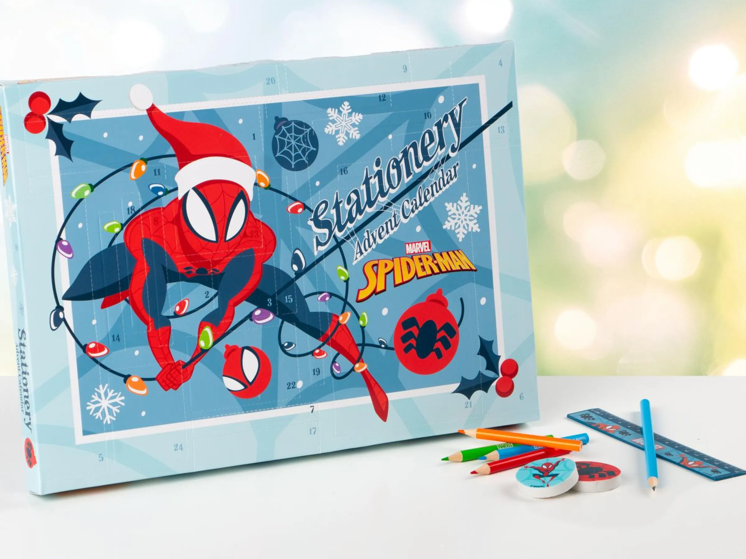 Spiderman Adventskalender Skrivtillbehör