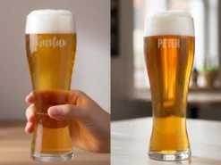 Spiegelau Veteölglas med Gravyr - Egen Text
