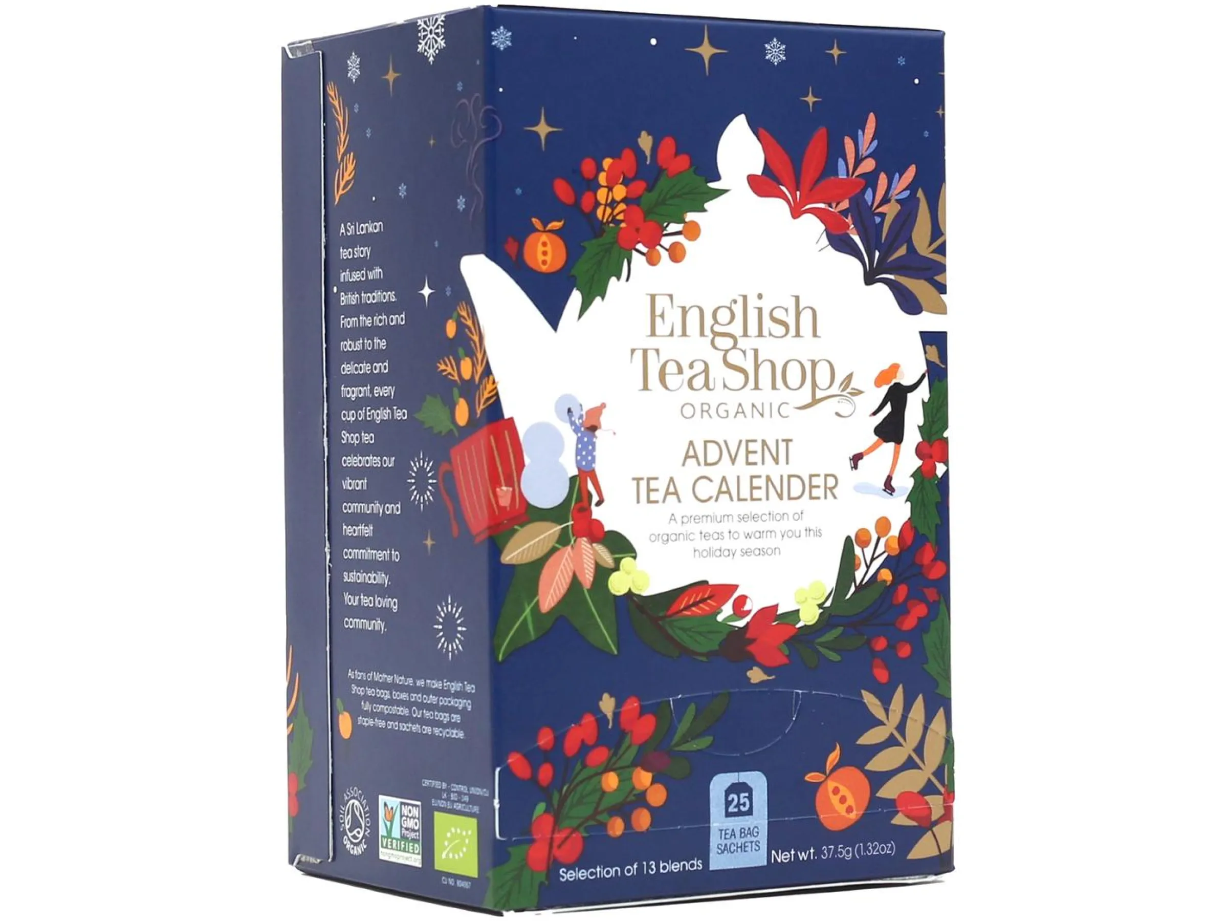 Tekalender Blå Ask - English Tea Shop