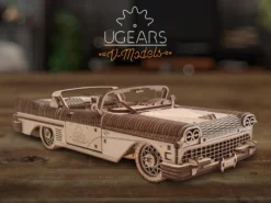 Ugears 3D-pussel i Trä - Cabriolet