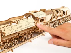 Ugears 3D-pussel i Trä - Tåg