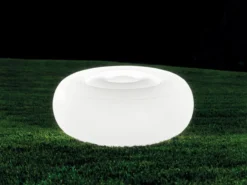 Uppblåsbar LED-sittpuff - Intex