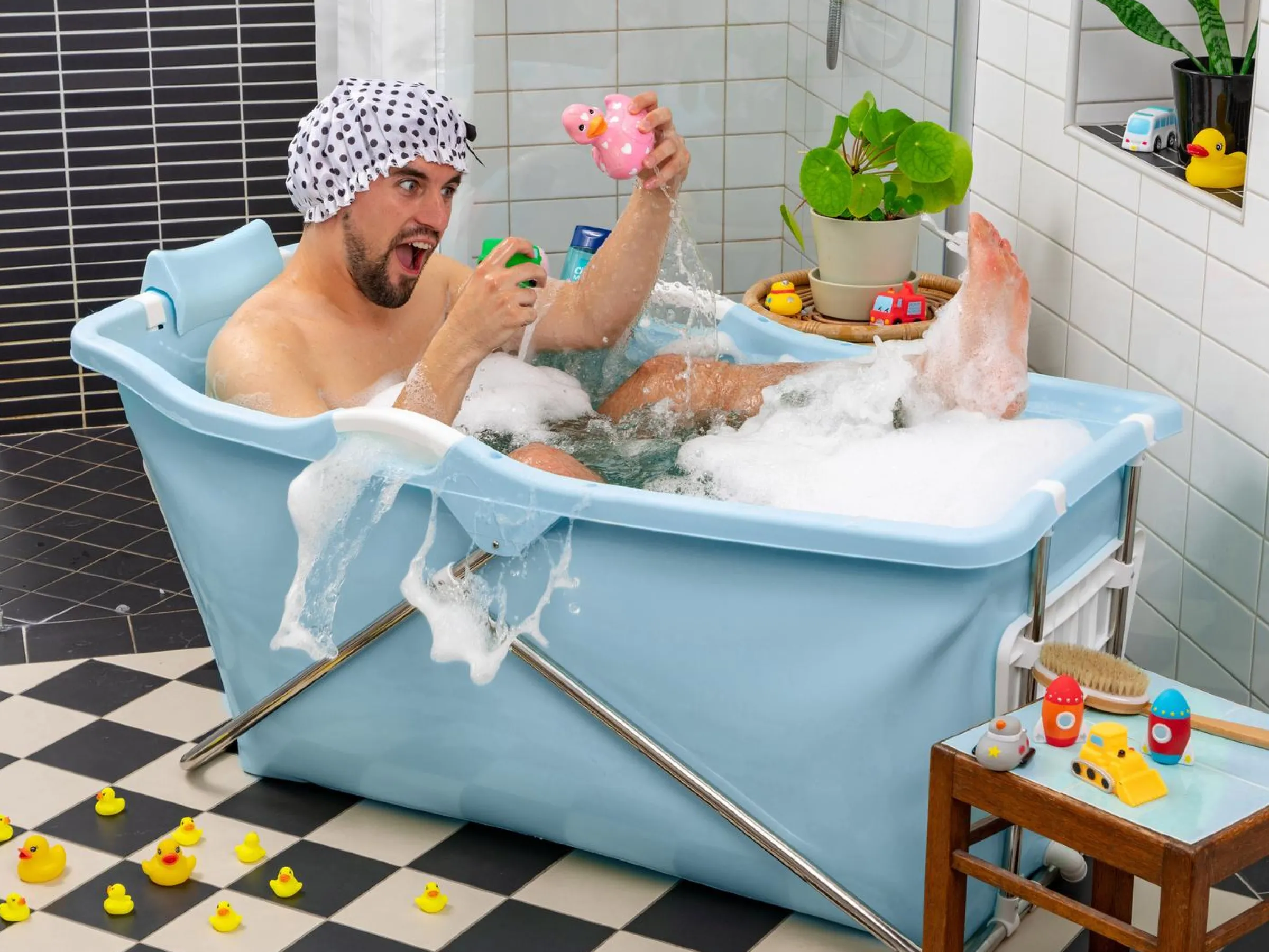 Vikbar Badbalja För Vuxna - Zenkuru