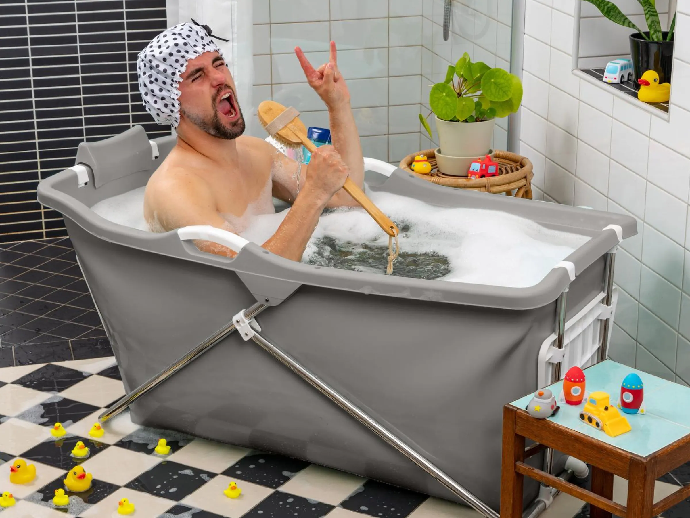 Vikbar Badbalja För Vuxna - Zenkuru